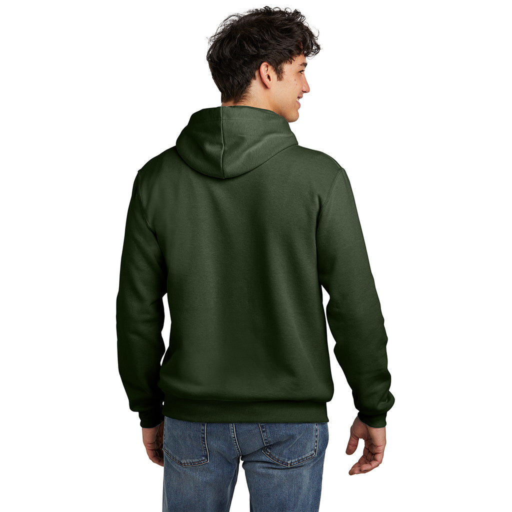 Jerzees Men's Military Green Heather Eco Premium Blend Pullover Hooded Sweatshirt