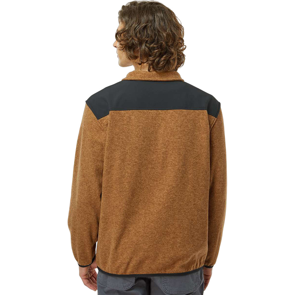 Dri Duck Men's Saddle Ranger Melange Fleece Pullover