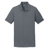 Nike Men's Dark Grey Dri-FIT Solid Icon Pique Polo