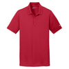 Nike Men's Red Dri-FIT Solid Icon Pique Polo