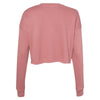 BELLA + CANVAS Women's Mauve Cropped Crew Fleece