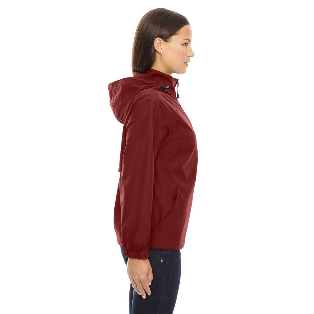 North End Women's Molten Red Techno Lite Jacket