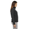 Core 365 Women's Black Cruise Two-Layer Fleece Bonded Soft Shell Jacket