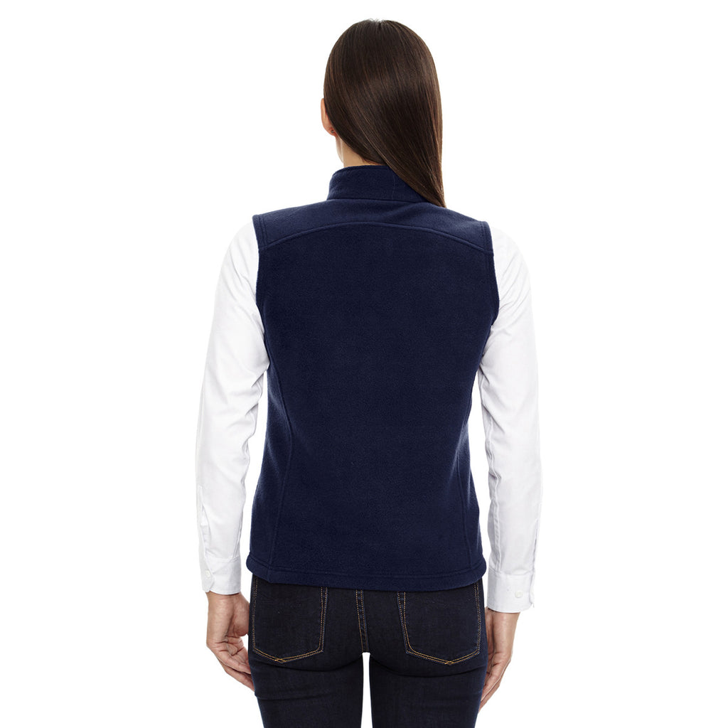 Core 365 Women's Classic Navy Journey Fleece Vest