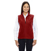 Core 365 Women's Classic Red Journey Fleece Vest