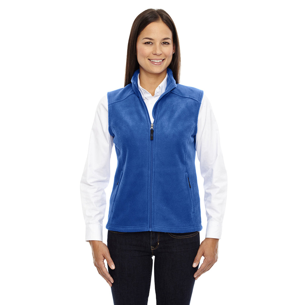 Core 365 Women's True Royal Journey Fleece Vest