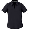 North End Women's Black Performance Pique Polo