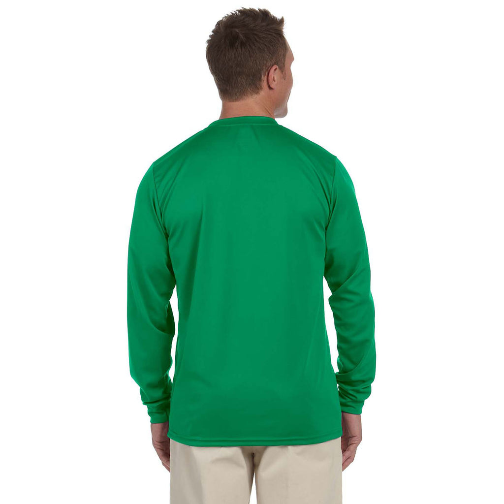 Augusta Sportswear Men's Kelly Wicking Long-Sleeve T-Shirt