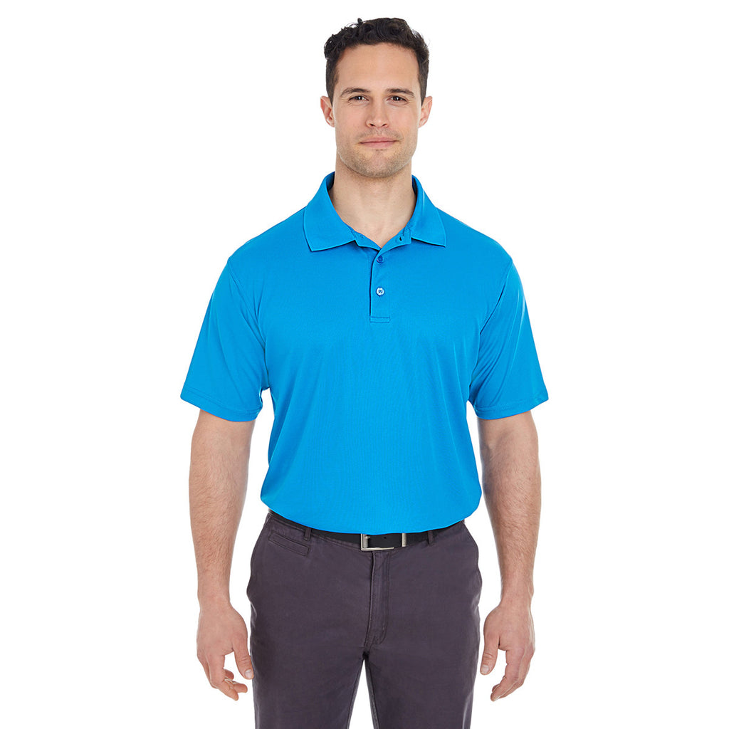 UltraClub Men's Coast Cool & Dry Mesh Pique Polo