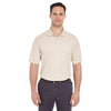 UltraClub Men's Stone Cool & Dry Mesh Pique Polo