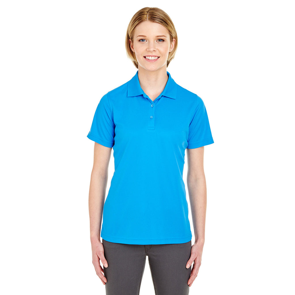 UltraClub Women's Coast Cool & Dry Mesh Pique Polo