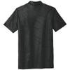 Nike Men's Black Golf Dri-FIT Embossed Tri-Blade Polo