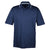 UltraClub Men's Navy/White Cool & Dry Sport Two-Tone Polo