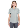 UltraClub Women's Grey Cool & Dry Elite Performance Polo