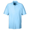 UltraClub Men's Columbia Blue Cool & Dry Elite Performance Polo