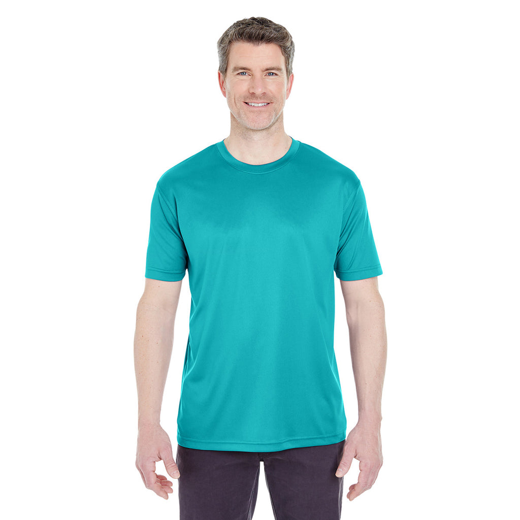 UltraClub Men's Jade Cool & Dry Sport Performance Interlock T-Shirt