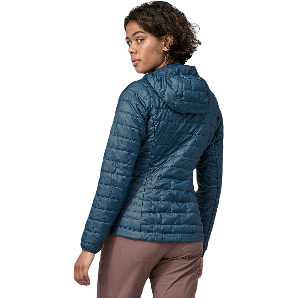 Patagonia Women's Lagom Blue Nano Puff Hoodie