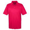 UltraClub Men's Red Cool & Dry Sport Performance Interlock Polo