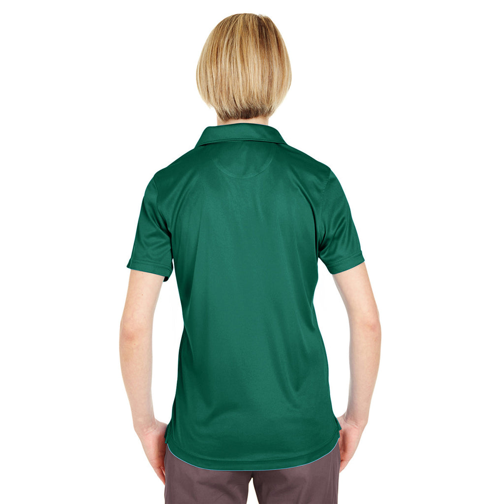 UltraClub Women's Forest Green Cool & Dry Sport Performance Interlock Polo