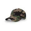 Richardson Green Camo Structured Camo Strapback Cap