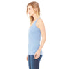 Bella + Canvas Women's Blue Triblend Racerback Tank