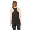 Bella + Canvas Women's Solid Black Triblend Racerback Tank