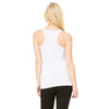 Bella + Canvas Women's White Fleck Triblend Racerback Tank