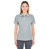 UltraClub Women's Silver Cool & Dry Stain-Release Performance Polo