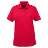 UltraClub Women's Red Cool & Dry 8 Star Elite Performance Interlock Polo