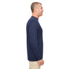 UltraClub Men's Navy Cool & Dry Performance Long-Sleeve Top