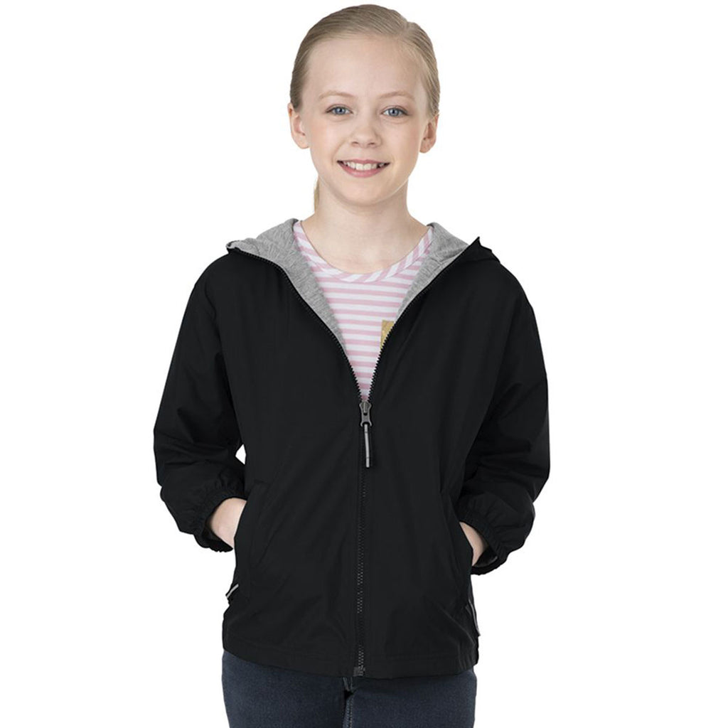 Charles River Youth Black Portsmouth Jacket