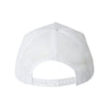 Valucap White Five-Panel Trucker Cap