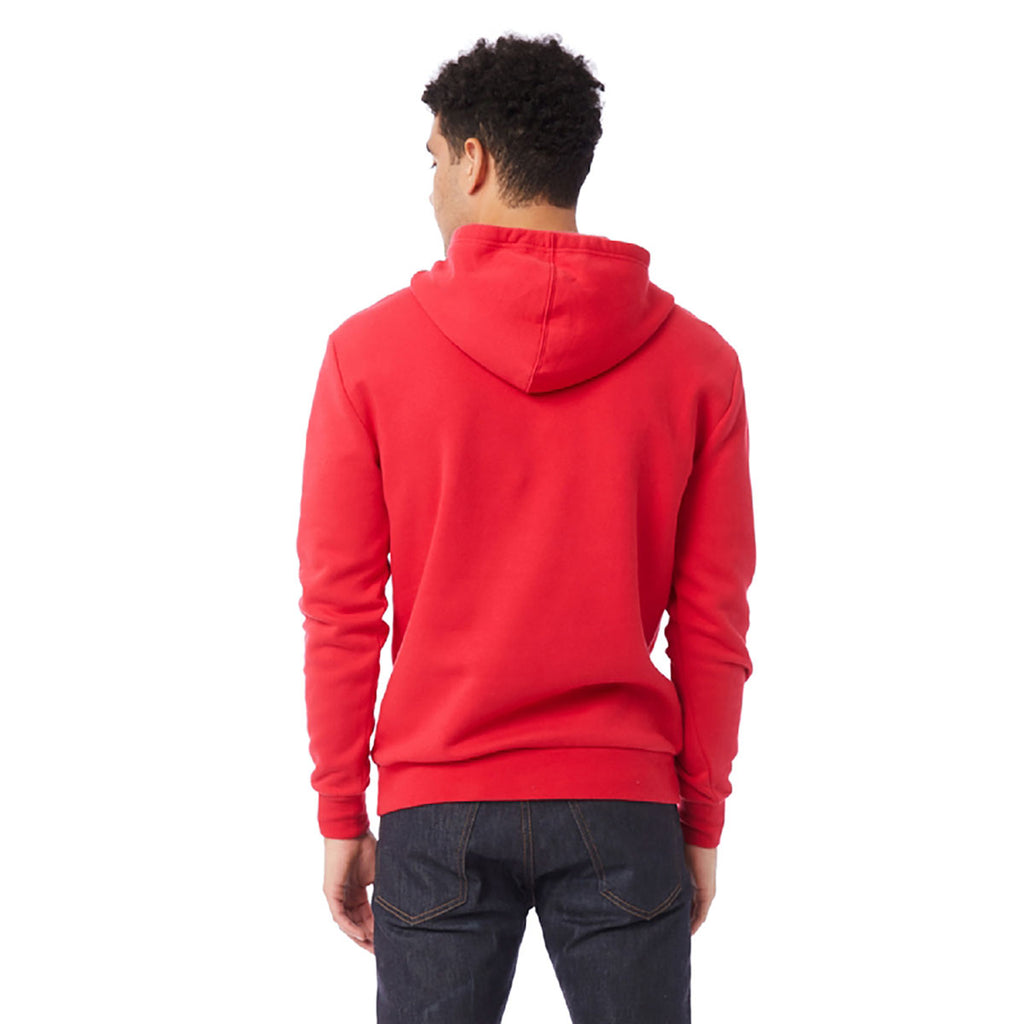 Alternative Apparel Unisex Apple Red Go-To Pullover Hooded Sweatshirt