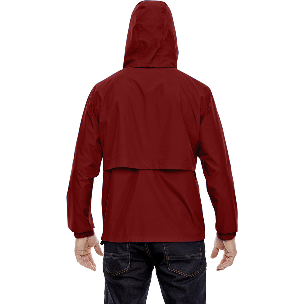 North End Men's Molten Red Techno Lite Jacket