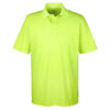 Core 365 Men's Safety Yellow Origin Performance Pique Polo