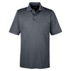 Core 365 Men's Carbon Origin Performance Pique Polo with Pocket