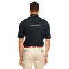 Core 365 Men's Black Radiant Performance Pique Polo