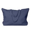 UltraClub Navy Amanda Canvas Tote