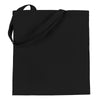 UltraClub Black Branson Bargain Canvas Tote