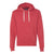 J. America Men's Red Triblend Triblend Hooded Pullover Sweatshirt