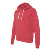 J. America Men's Red Triblend Triblend Hooded Pullover Sweatshirt