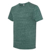 Jerzees Men's Forest Green Snow Heather Jersey Crew T-Shirt