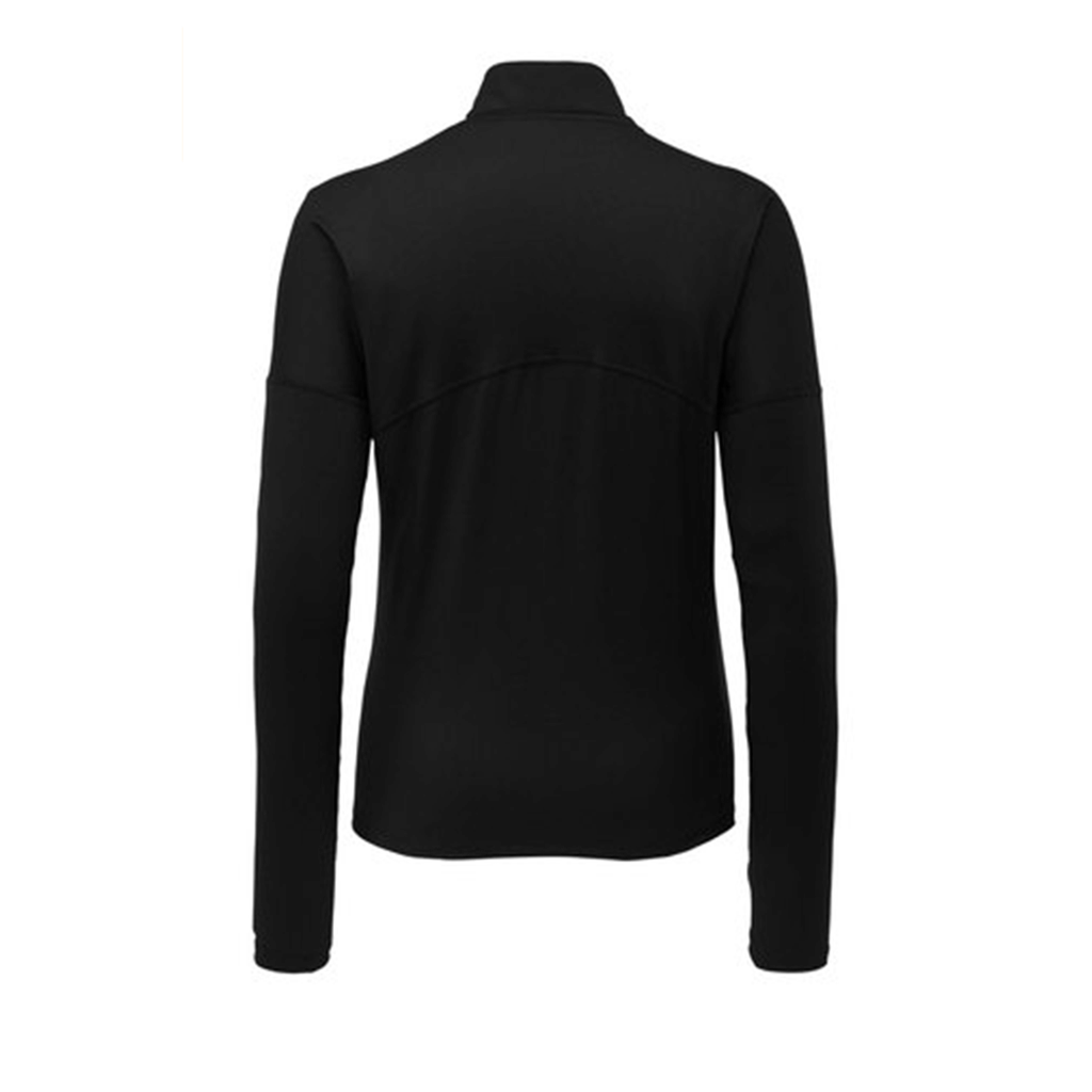 Nike Women's Black Dry Element 1/2-Zip Cover-Up