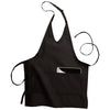 Edwards Black 2-Pocket V-Neck Bib Apron