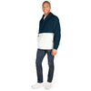 Charles River Unisex Navy/White Color Blocked Pack-N-Go Pullover