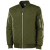 Charles River Men's Olive Quilted Boston Flight Jacket