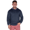 Charles River Men's Navy Heather Mystic Sweater Hoodie