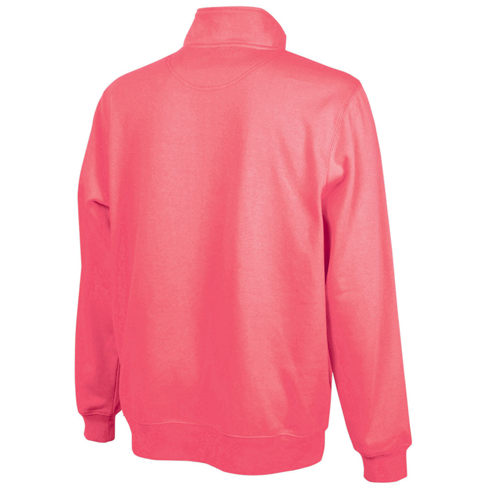 Charles River Unisex Preppy Pink Crosswind Quarter Zip