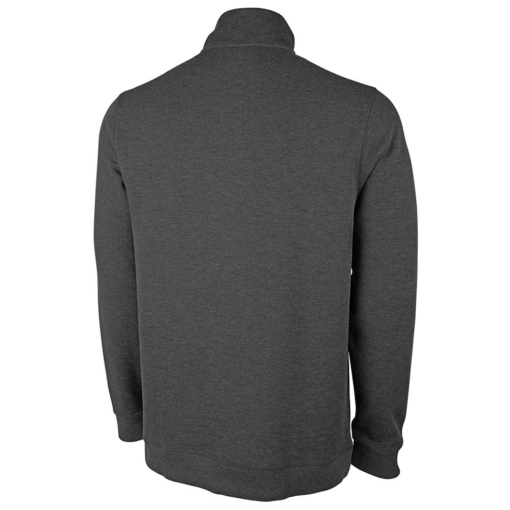 Charles River Men's Charcoal Hudson Quarter Zip Pullover