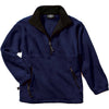 Charles River Men's Navy/Black Adirondack Fleece Pullover